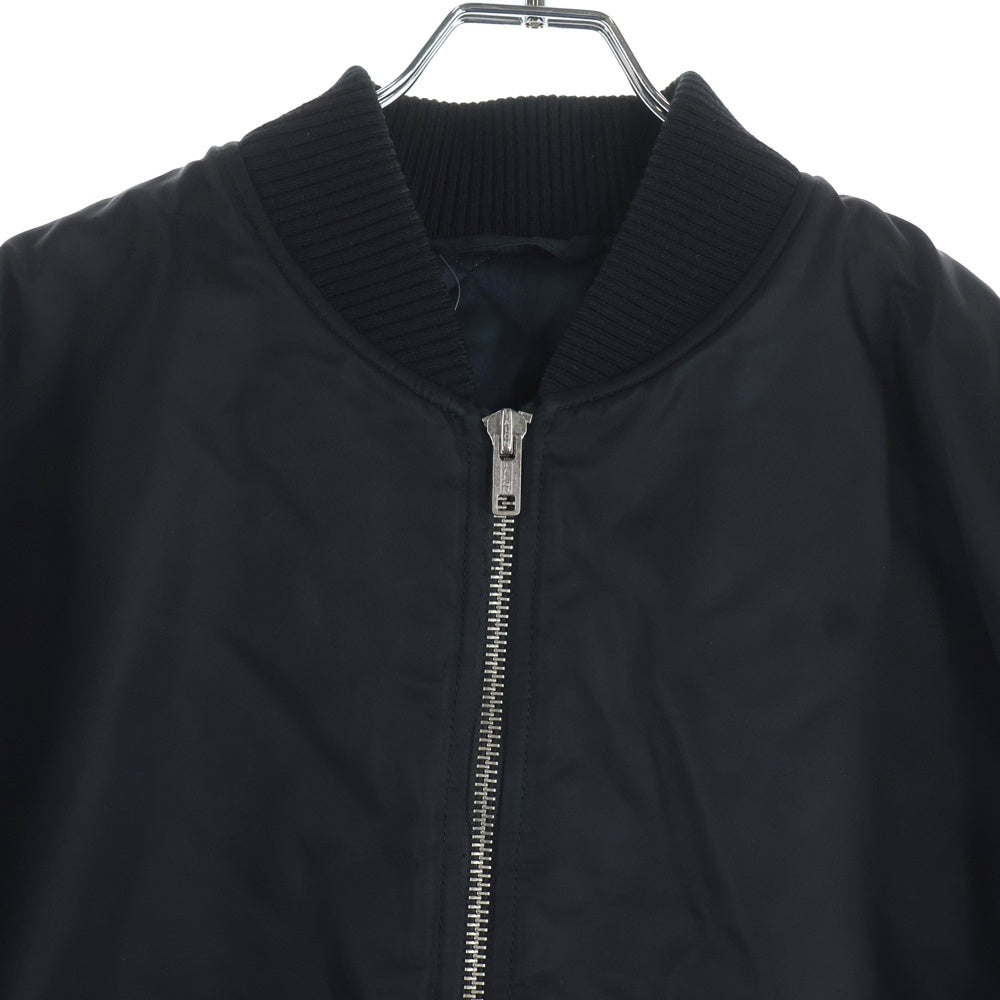 RAF SIMONS(ラフシモンズ) 17AW NIGHTMARE SHORT BOMBER ナイトメア ショート ボンバージャケット MA-1 ブラック 707-30002