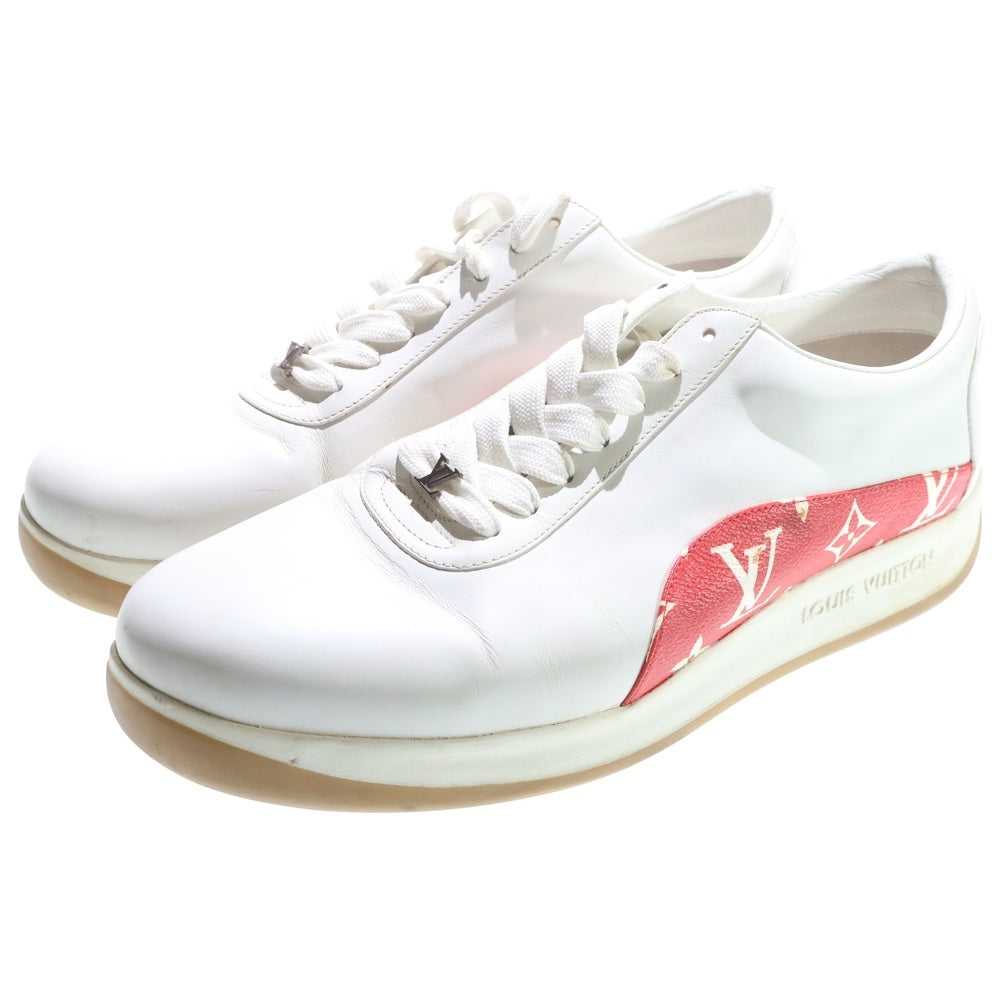 LOUIS VUITTON(ルイヴィトン) 17AW ×LV SPORT SNEAKER シュプリーム スポーツ モノグラムデザイン ローカットスニーカー ホワイト 1A3EQ5