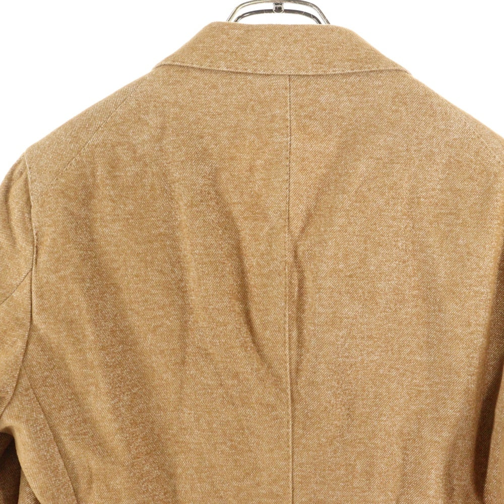 TAGLIATORE(タリアトーレ) イタリア製 マルチポケット 2B コットン テーラードジャケット ブラウン 1SMC22K-770088