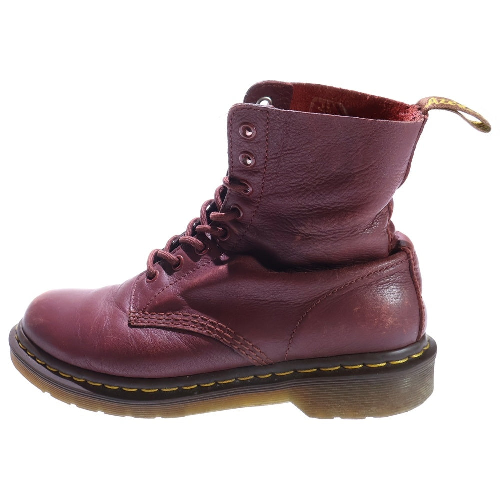 Dr.Martens(ドクターマーチン) 8ホールブーツ レザーブーツ シューズ レディース バーガンディー AW006