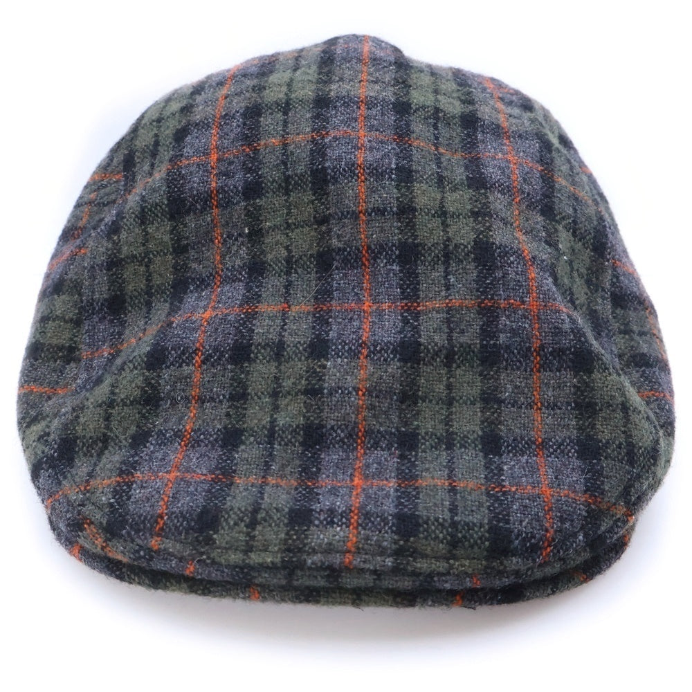 CA4LA(カシラ) KNOX ノックス ハンチング チェック ウール 帽子 マルチ