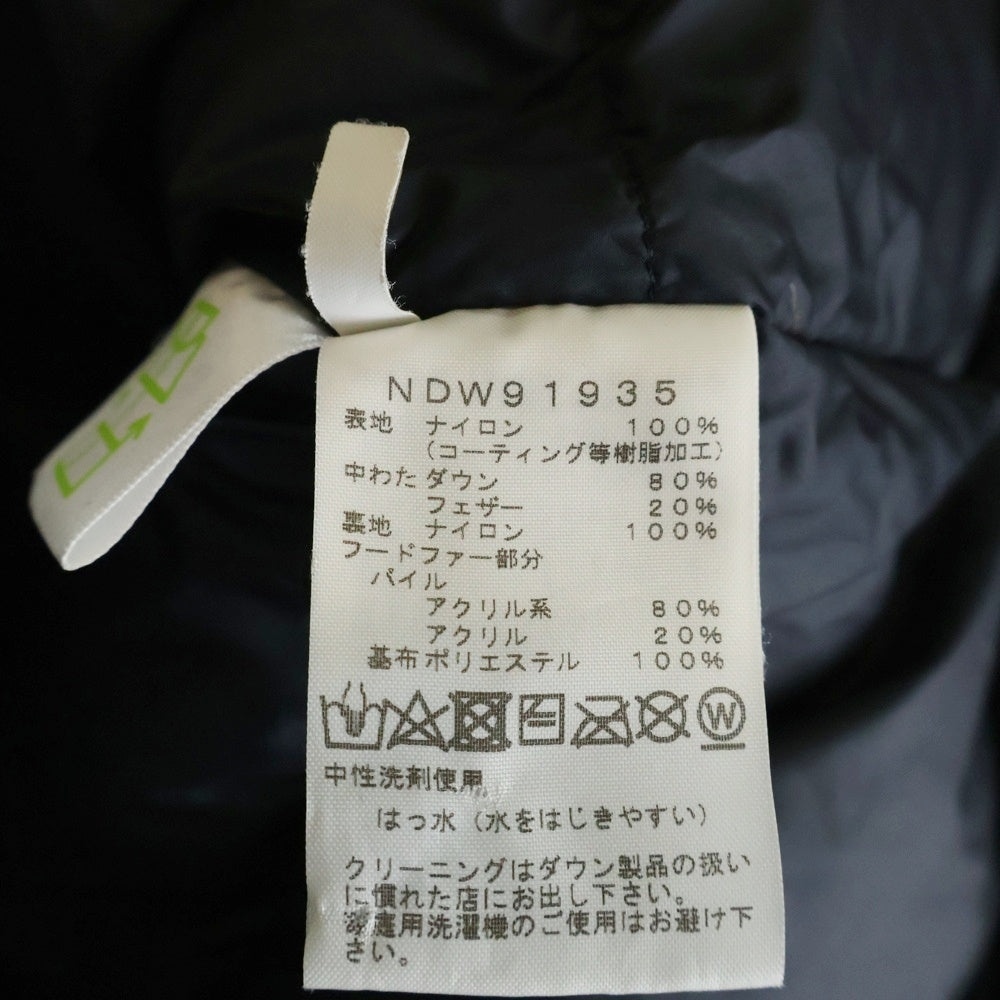 THE NORTH FACE(ザノースフェイス) GORE-TEX MOUNTAIN DOWN COAT ゴアテックス ファーフーデッド マウンテンダウンコート ブラック NDW91935