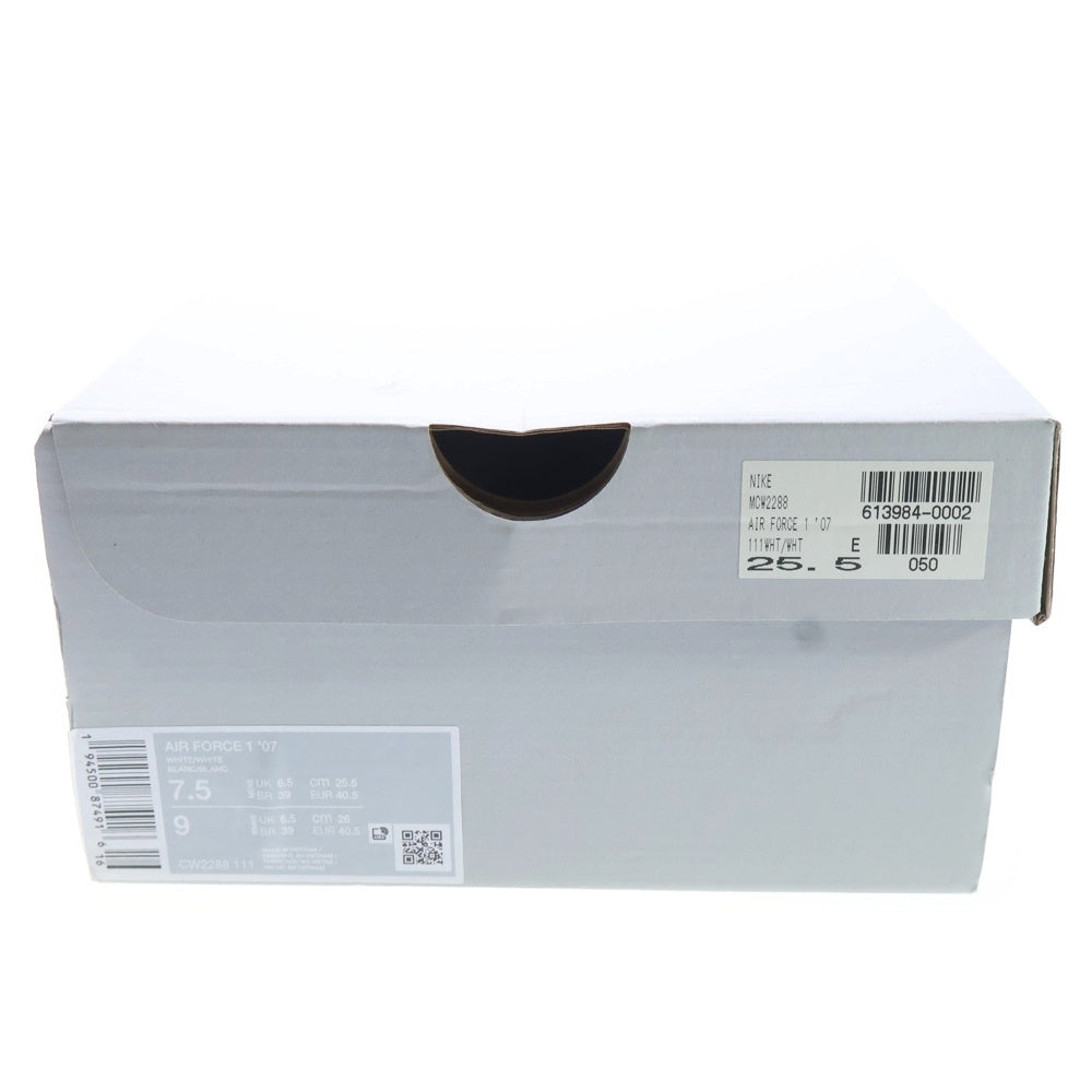 NIKE(ナイキ) AIR FORCE 1 LOW 07 エアフォース1 ローカットスニーカー ホワイト US7.5/25.5cm CW2288-111