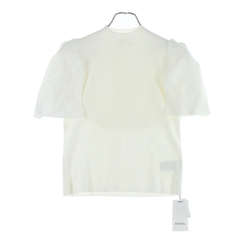 snidel(スナイデル) バックレイヤード モックネックカットソー ノースリーブTシャツ レディース ホワイト SWNT242208