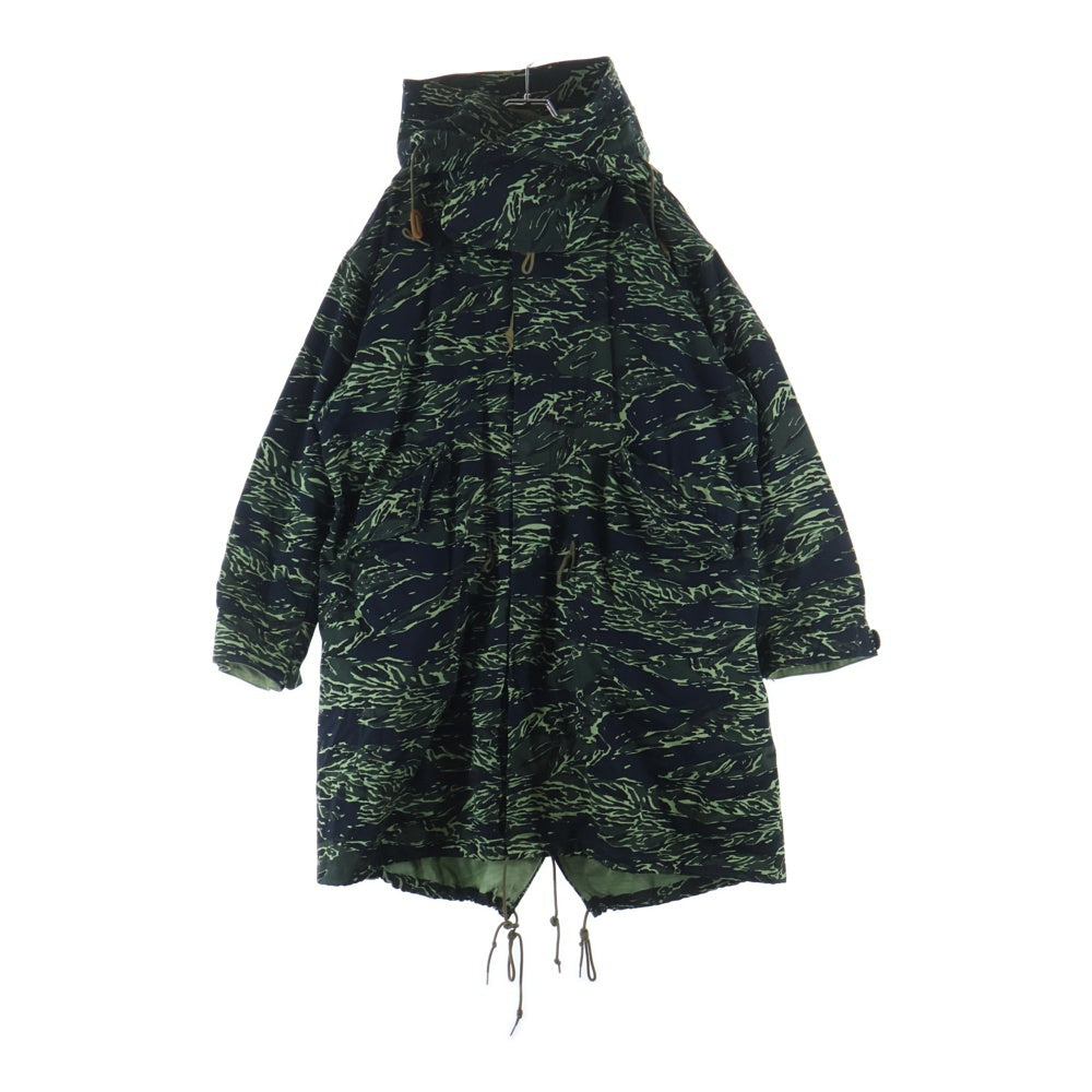 N.HOOLYWOOD(エヌハリウッド) SERVICE MODS COAT M-65 タイガーカモ サービス モッズ コート ミリタリー ジャケット グリーン