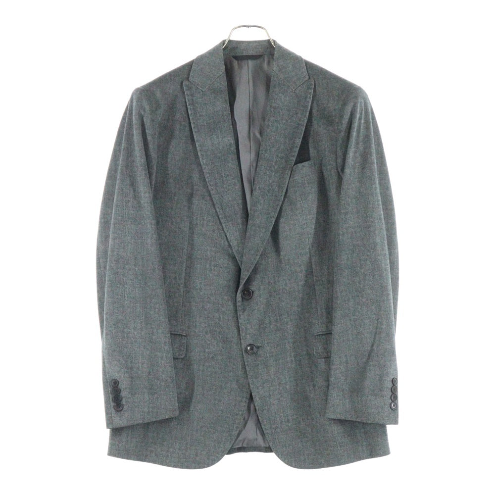 ARMANI COLLEZIONI(アルマーニ コレツィオーニ) ダブルフラップポケット ポリエステル タキシード テーラードジャケット グリーン HCGR3K