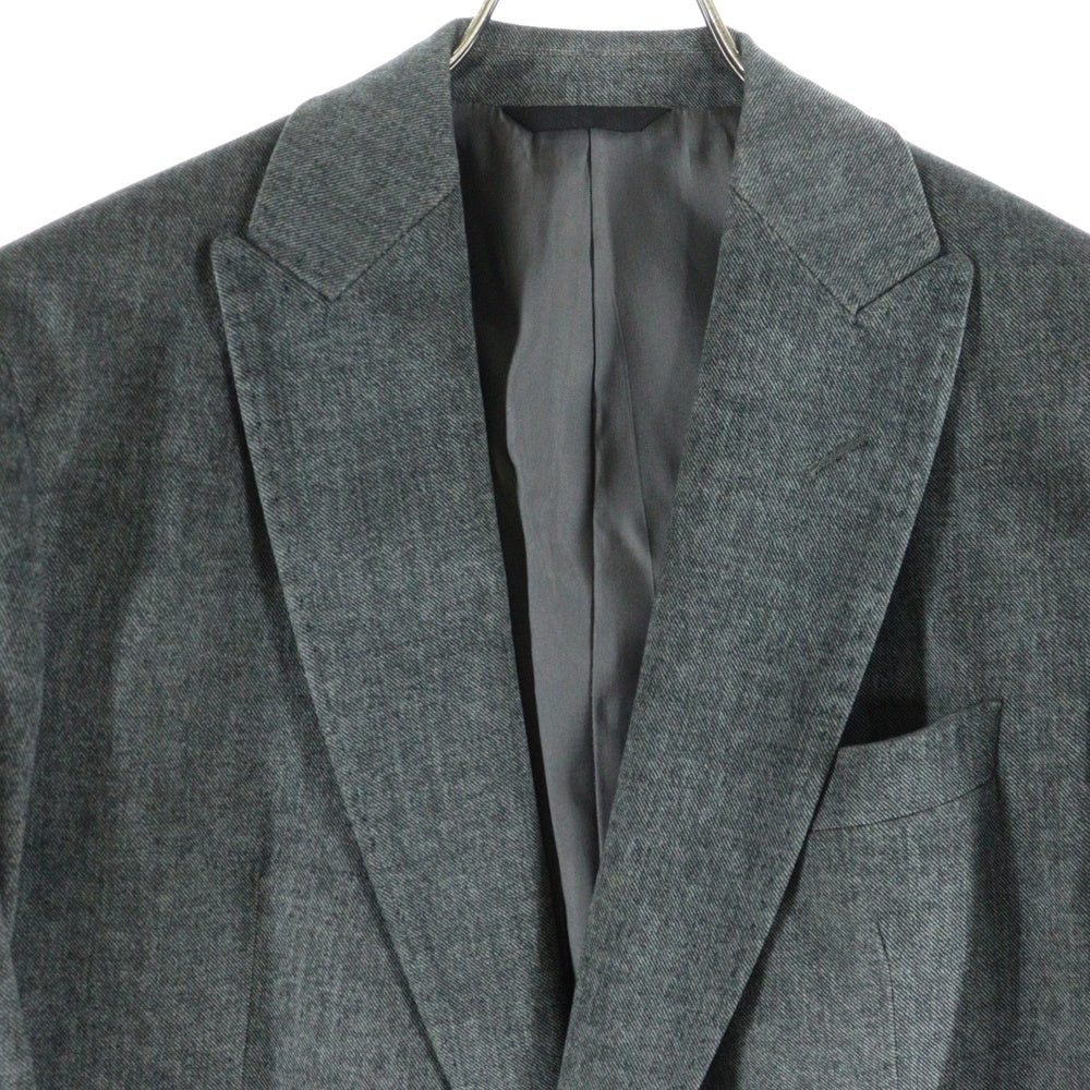 ARMANI COLLEZIONI(アルマーニ コレツィオーニ) ダブルフラップポケット ポリエステル タキシード テーラードジャケット グリーン HCGR3K