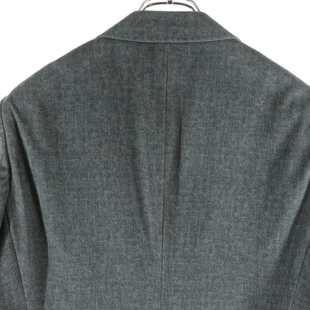 ARMANI COLLEZIONI(アルマーニ コレツィオーニ) ダブルフラップポケット ポリエステル タキシード テーラードジャケット グリーン HCGR3K