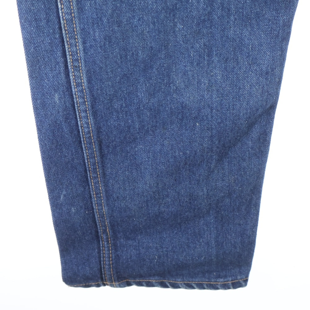 BIG JOHN(ビッグジョン) ロゴパッチ マルチポケット デニムオーバーオール ツナギ インディゴ 02212