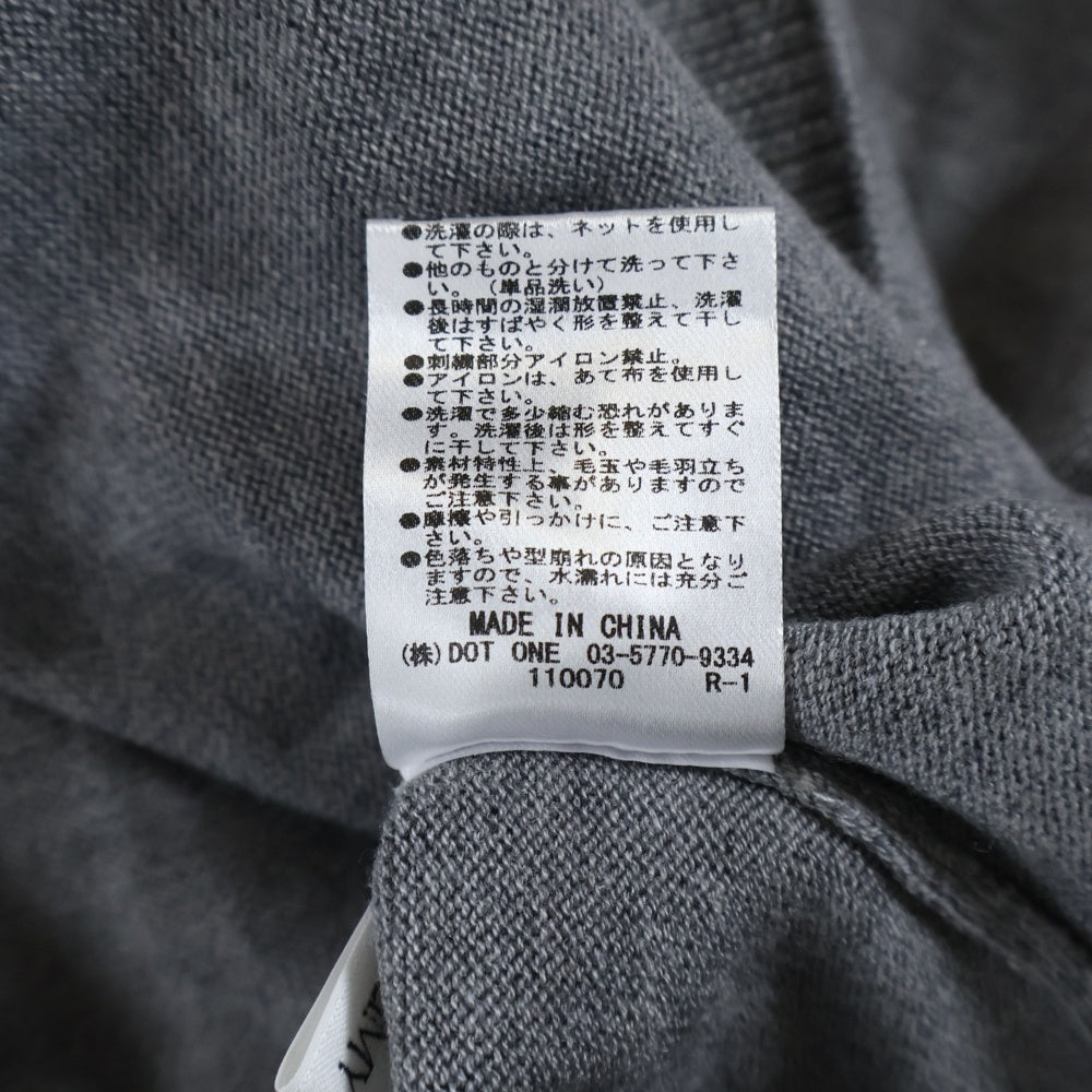 NO BRAND(ノーブランド) EIMY ISTOIRE エイミーイストワール ダブルカラーデザインニット セーター グレー/ブルー レディース 1124611684