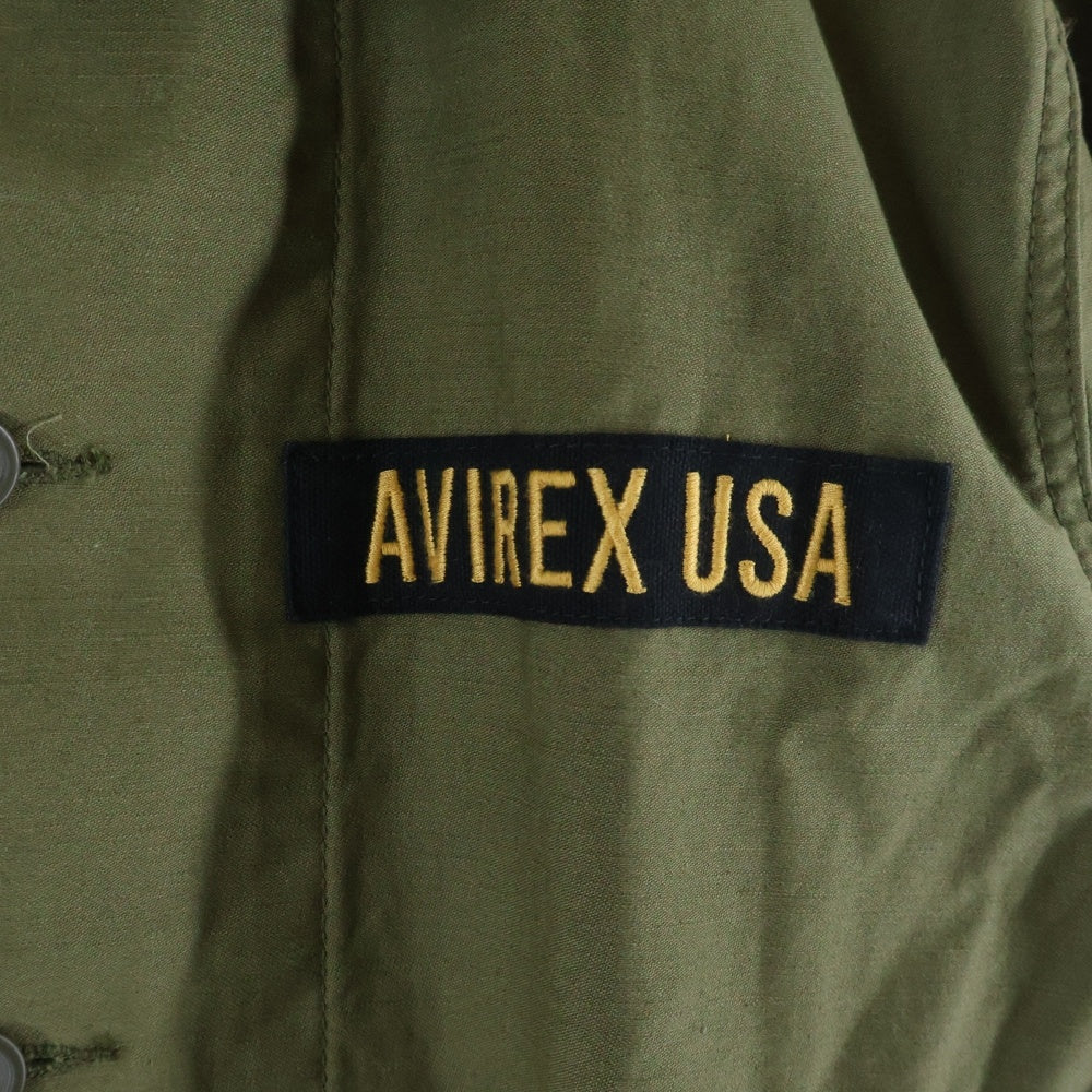AVIREX(アヴィレックス) ミリタリー シャツ ジャケット カーキ 6115108