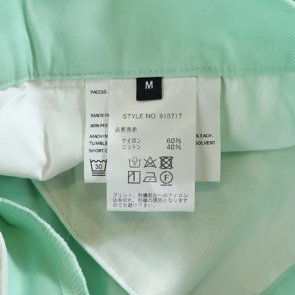 PACCBET(ラスベート) エンブロイダリーロゴ チノ パンツ グリーン 918717