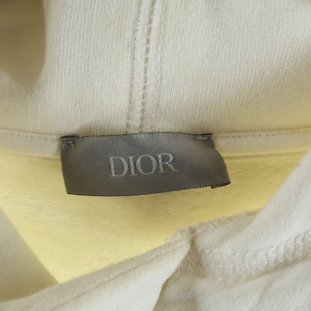 Christian Dior(クリスチャンディオール) 20AW ×SHAWN STUSSY SHOCK THE WORLD HOODIE ショーンストゥーシー ショックザワールド フロントエンブロイダリー パーカー スウェット 033J646A0531