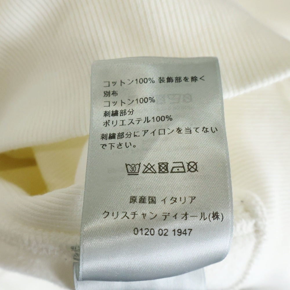 Christian Dior(クリスチャンディオール) 20AW ×SHAWN STUSSY SHOCK THE WORLD HOODIE ショーンストゥーシー ショックザワールド フロントエンブロイダリー パーカー スウェット 033J646A0531