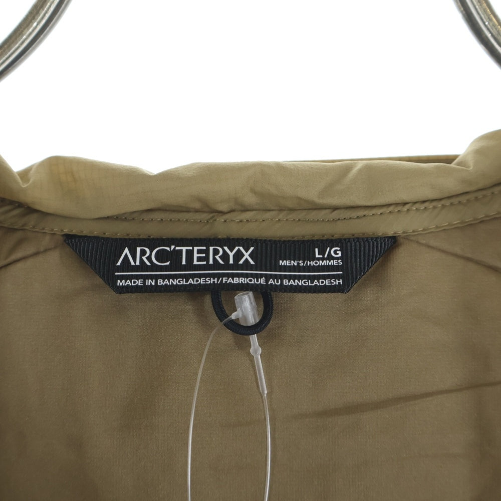 ARC'TERYX(アークテリクス) ATOM SL HOODY アトムエスエル フーデッドナイロンジャケット ブラウン X000005409