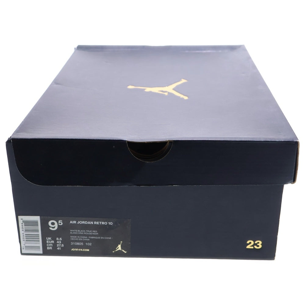 NIKE(ナイキ) 【観賞用 2014年製】AIR JORDAN 10 RETRO DOUBLE NICKEL エアジョーダン レトロ ダブルニックル ミッドカットスニーカー US9.5/27.5cm 310805-102