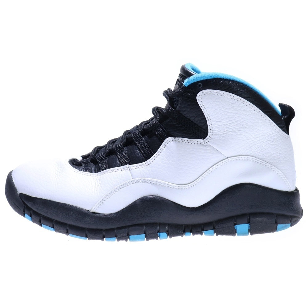 NIKE(ナイキ) 【観賞用 2013年製】AIR JORDAN 10 RETRO POWDER エアジョーダン レトロ パウダー ミッドカットスニーカー ブルー/ブラック/ホワイト US9.5/27.5cm 310805-106