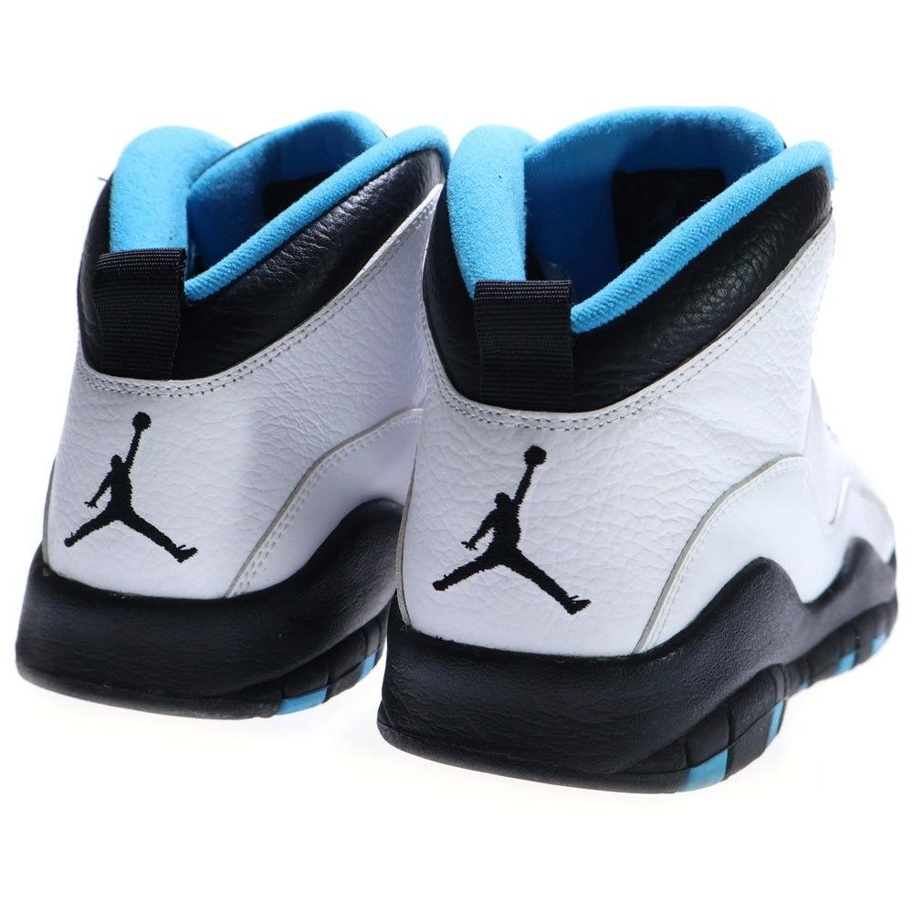 NIKE(ナイキ) 【観賞用 2013年製】AIR JORDAN 10 RETRO POWDER エアジョーダン レトロ パウダー ミッドカットスニーカー ブルー/ブラック/ホワイト US9.5/27.5cm 310805-106