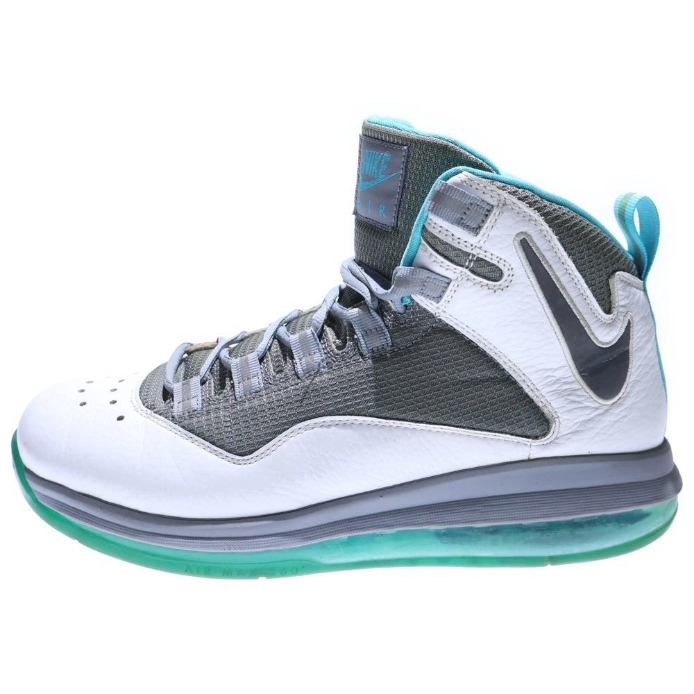 NIKE(ナイキ) 【観賞用 2011年製】AIR MAX DARWIN 360 TURQUOISE BLUE エアマックスダーウィン ターコイズブルー ミッドカットスニーカー グレー/ブルー US9/27cm 511492-113