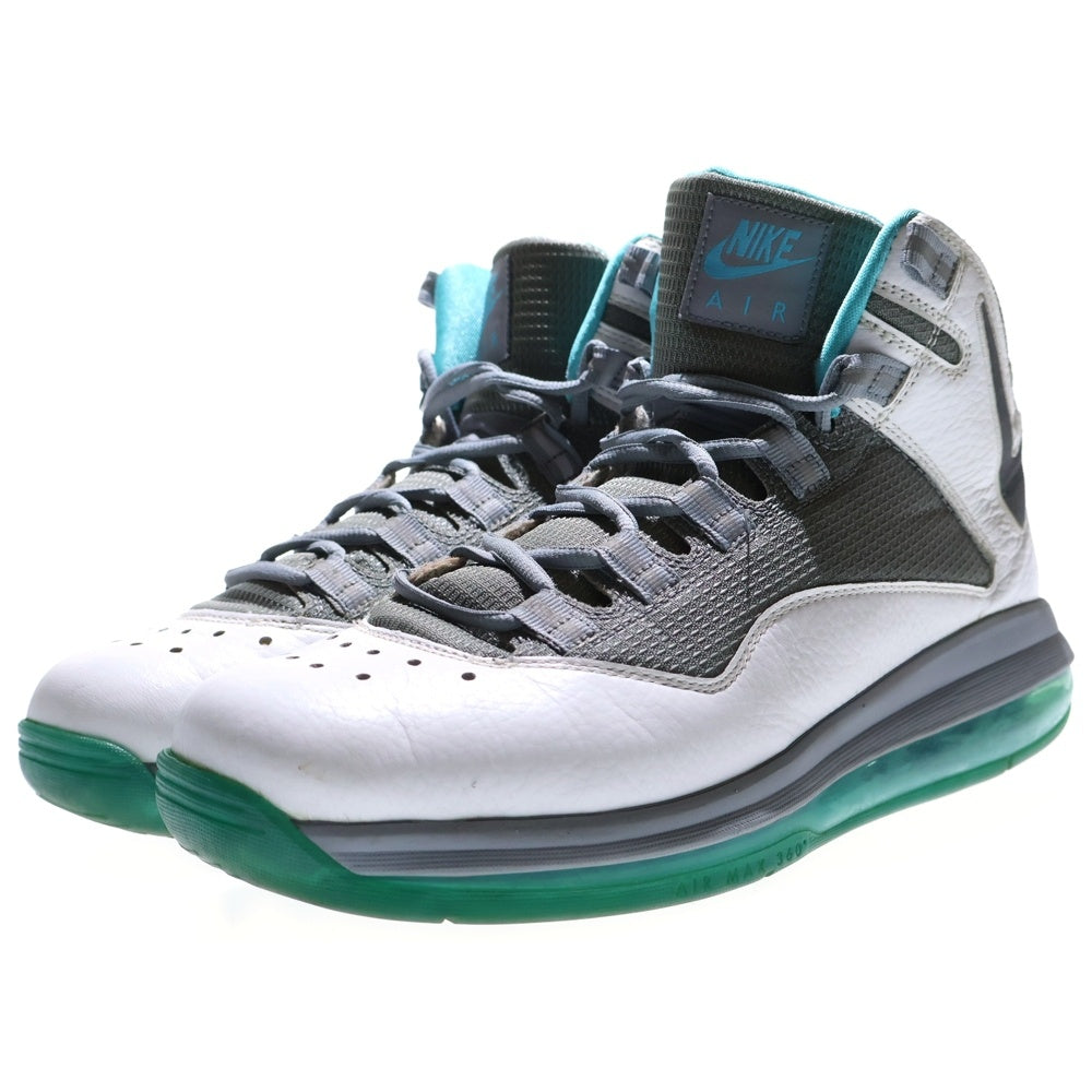 NIKE(ナイキ) 【観賞用 2011年製】AIR MAX DARWIN 360 TURQUOISE BLUE エアマックスダーウィン ターコイズブルー ミッドカットスニーカー グレー/ブルー US9/27cm 511492-113