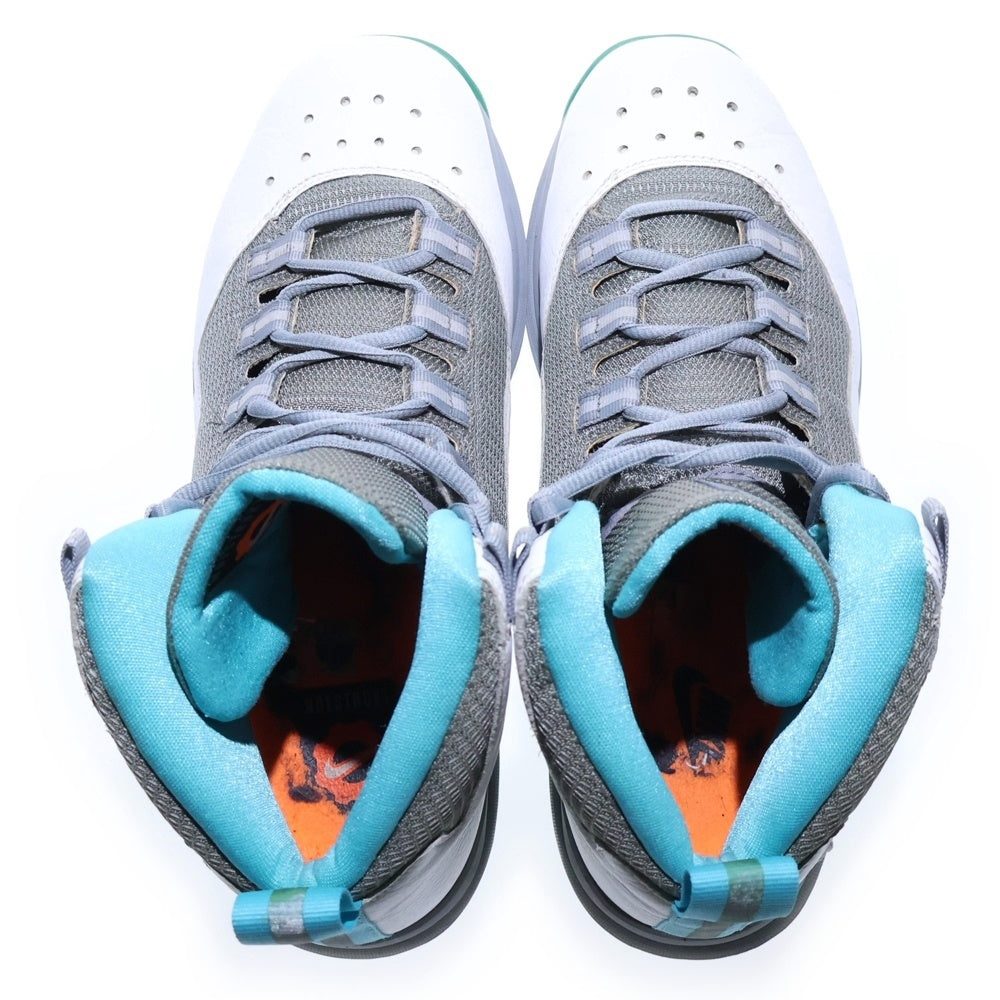 NIKE(ナイキ) 【観賞用 2011年製】AIR MAX DARWIN 360 TURQUOISE BLUE エアマックスダーウィン ターコイズブルー ミッドカットスニーカー グレー/ブルー US9/27cm 511492-113