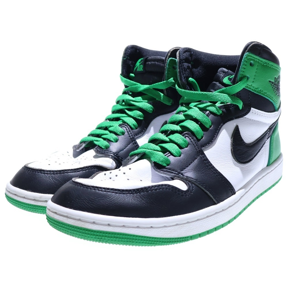 NIKE(ナイキ) AIR JORDAN 1 RETRO HIGH OG LUCKY GREEN エアジョーダン レトロ ラッキーグリーン ハイカットスニーカー グリーン/ホワイト US9.5/27.5cm DZ5485-031