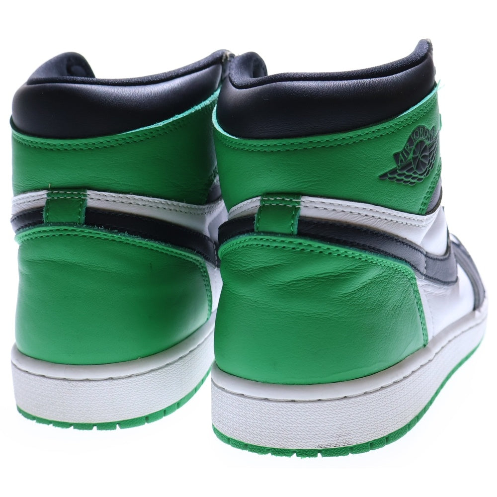 NIKE(ナイキ) AIR JORDAN 1 RETRO HIGH OG LUCKY GREEN エアジョーダン レトロ ラッキーグリーン ハイカットスニーカー グリーン/ホワイト US9.5/27.5cm DZ5485-031