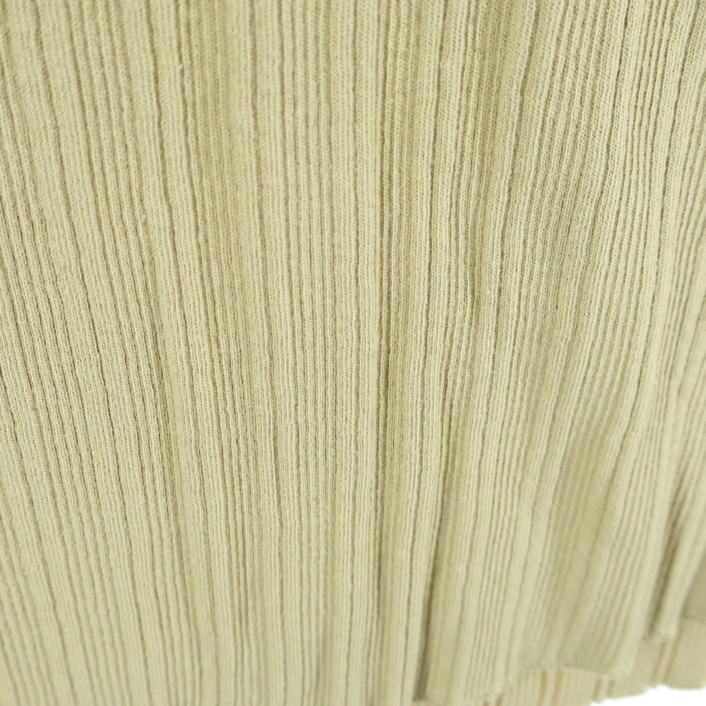 UNUSED(アンユーズド) Sleeveless Tee コットン スリーブレス Tシャツ カットソー イエロー US2413-C002S1