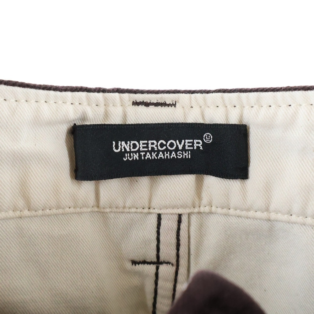 UNDERCOVER(アンダーカバー) 23SS コットン テーパードチャイナパンツ ブラウン UC1C4504-1
