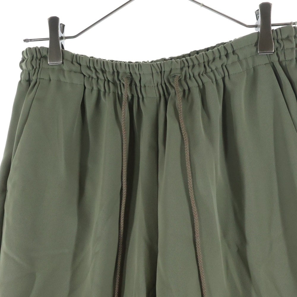 Munich(ミューニック) MUNICH ミューニック ストレッチダイアゴナル カフヘムパンツ レディース カーキ MN212P55