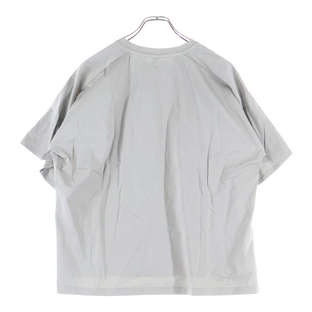 08sircus(ゼロエイトサーカス) 22SS サイドスリット ラグラン 半袖Tシャツ カットソー グレー S22SS-TS16