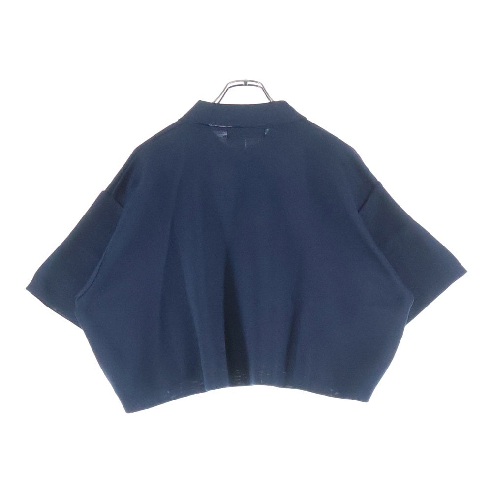 FLORENT(フローレント) FLORENT フローレント ショート丈 半袖ポロシャツ ブラック 2211F07014