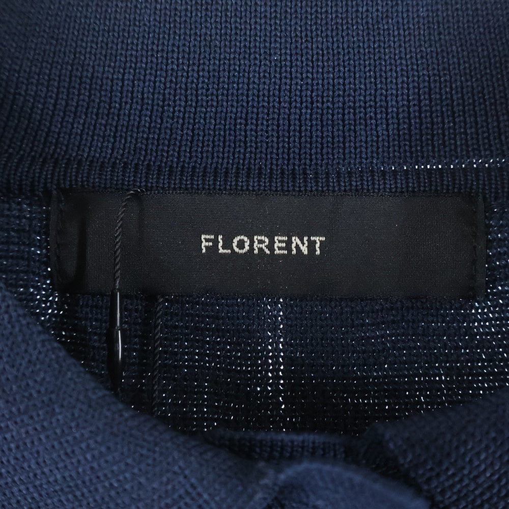 FLORENT(フローレント) FLORENT フローレント ショート丈 半袖ポロシャツ ブラック 2211F07014