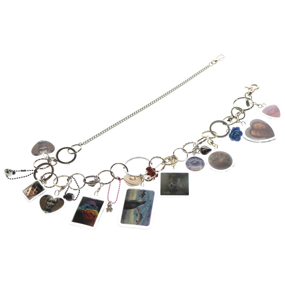 doublet(ダブレット) 24SS 10 WORDS KEYCHAIN テンワード チャーム キーチェーン ウォレットチェーン シルバー