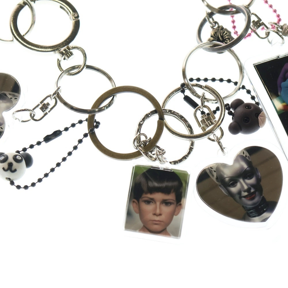 doublet(ダブレット) 24SS 10 WORDS KEYCHAIN テンワード チャーム キーチェーン ウォレットチェーン シルバー