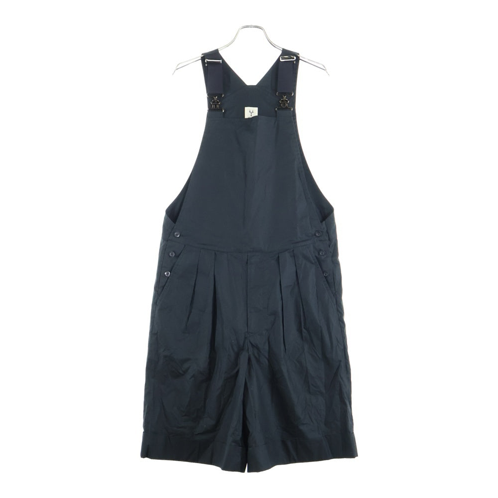 SCYE(サイ) OVERALL SHORTS コットン ショートパンツ オーバーオール ブラック 1123-81068