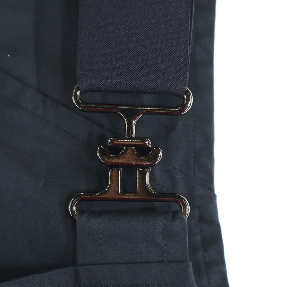 SCYE(サイ) OVERALL SHORTS コットン ショートパンツ オーバーオール ブラック 1123-81068