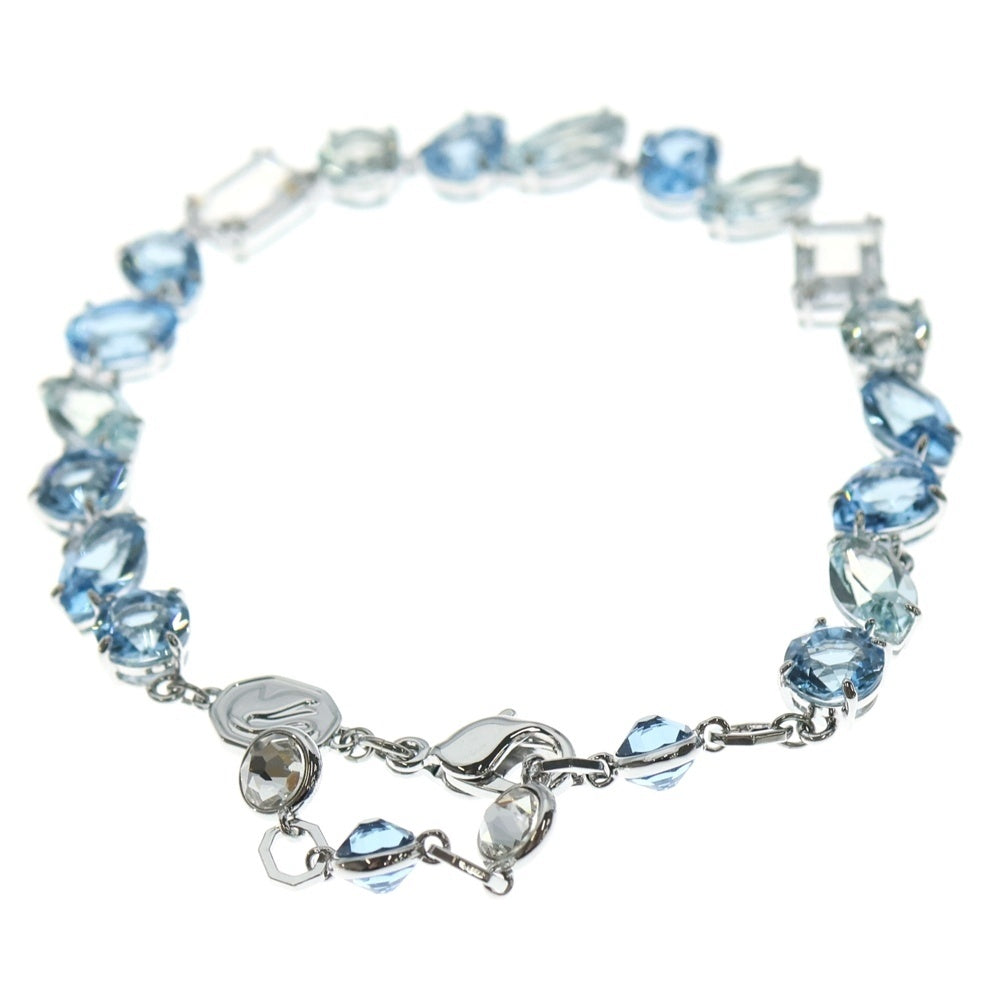 SWAROVSKI(スワロフスキー) GEMA ミックスカット ブレスレット シルバー/ブルー レディース