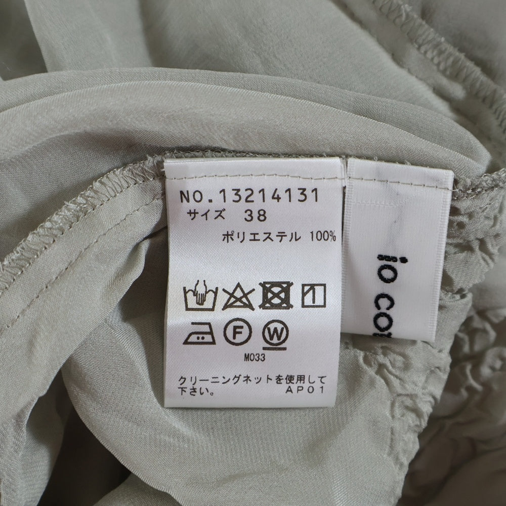 NO BRAND(ノーブランド) IO COMME IO イオコムイオ フリルワンピース レディース ライトグレー 13214131