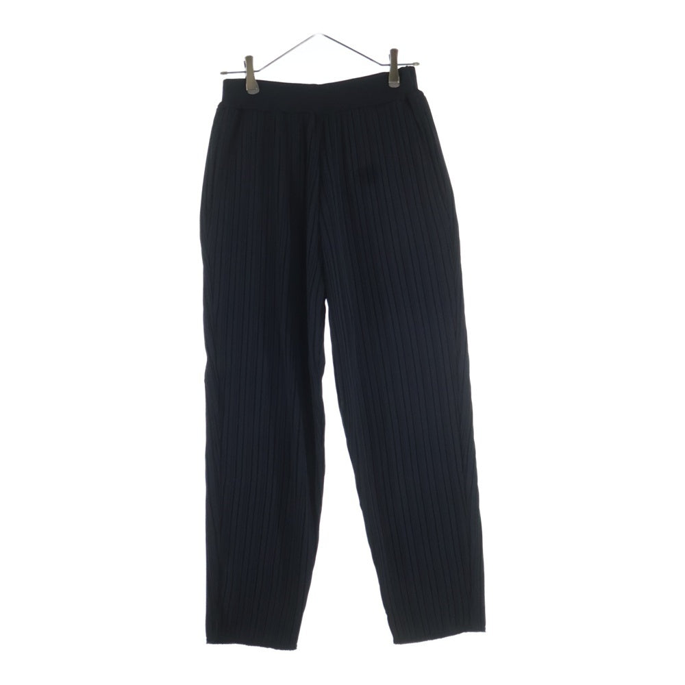 YOKE(ヨーク) 22SS PLEATED KNIT LOUNGE PANTS プリーツドニット ラウンジパンツ ブラック YK22SS0359S