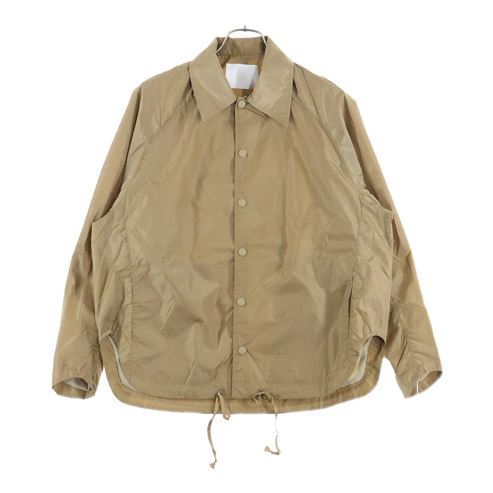 Mame Kurogouchi(マメ クロゴウチ) 23SS Nylon Taffeta Coach Jacket ナイロンタフタ コーチジャケット レディース ブラウン MM23PS-JK721