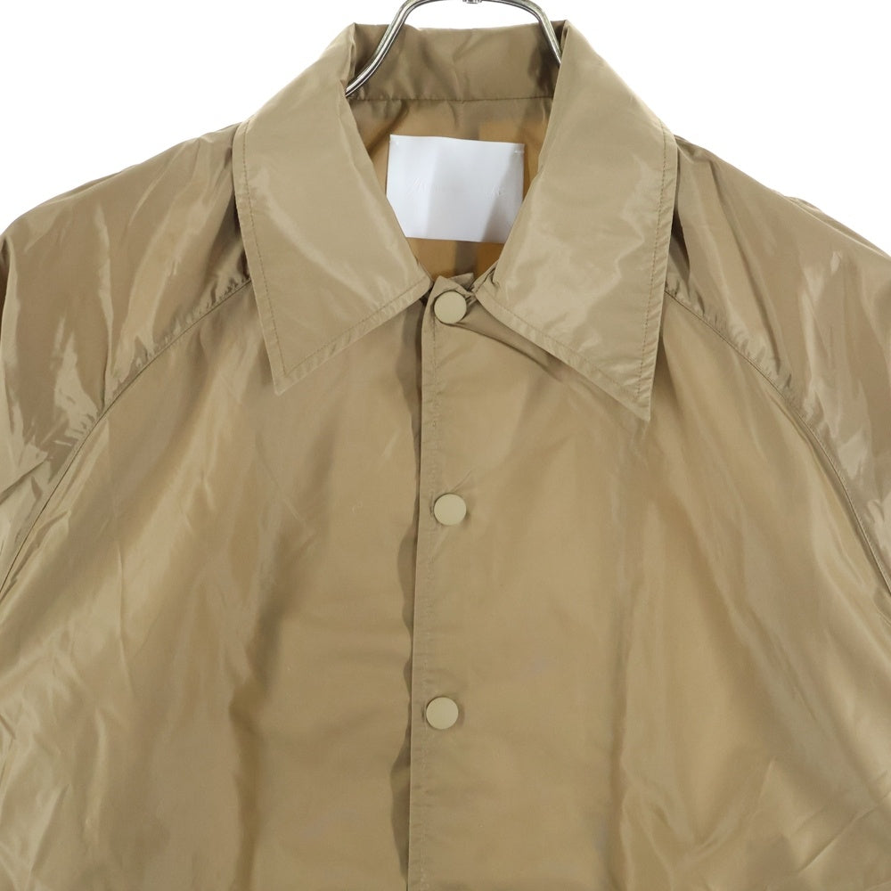 Mame Kurogouchi(マメ クロゴウチ) 23SS Nylon Taffeta Coach Jacket ナイロンタフタ コーチジャケット レディース ブラウン MM23PS-JK721