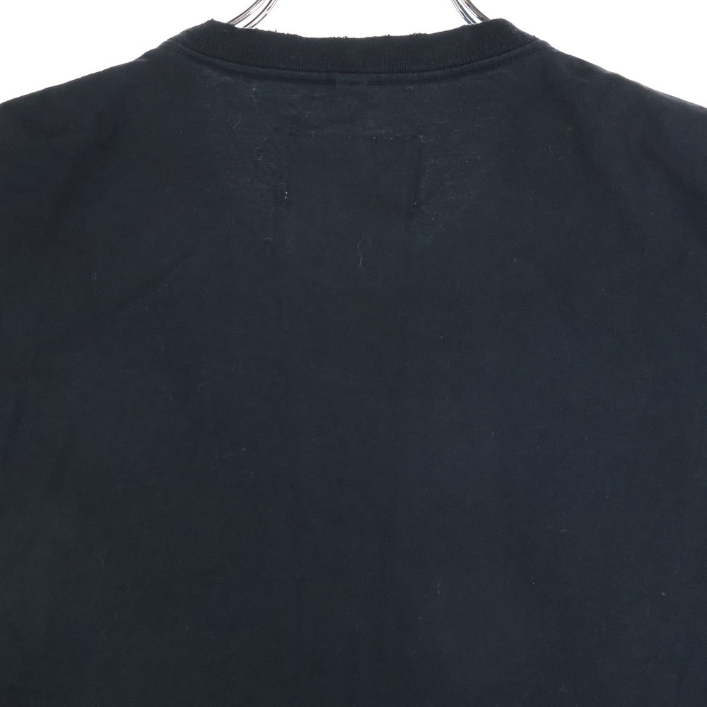 doublet(ダブレット) 22SS AOYAMA ROCK NO SLEEVE T-SHIRT 洋服の青山 ロック ノースリーブTシャツ カットソー ブラック 22SS73CS225