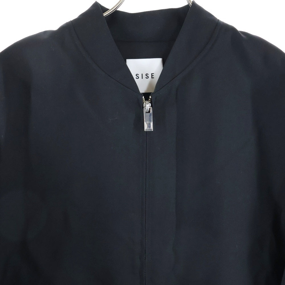 SISE(シセ) 22SS BALLOON BLOUSON ウール バルーンブルゾン ジャケット ブラック HW-BL-04
