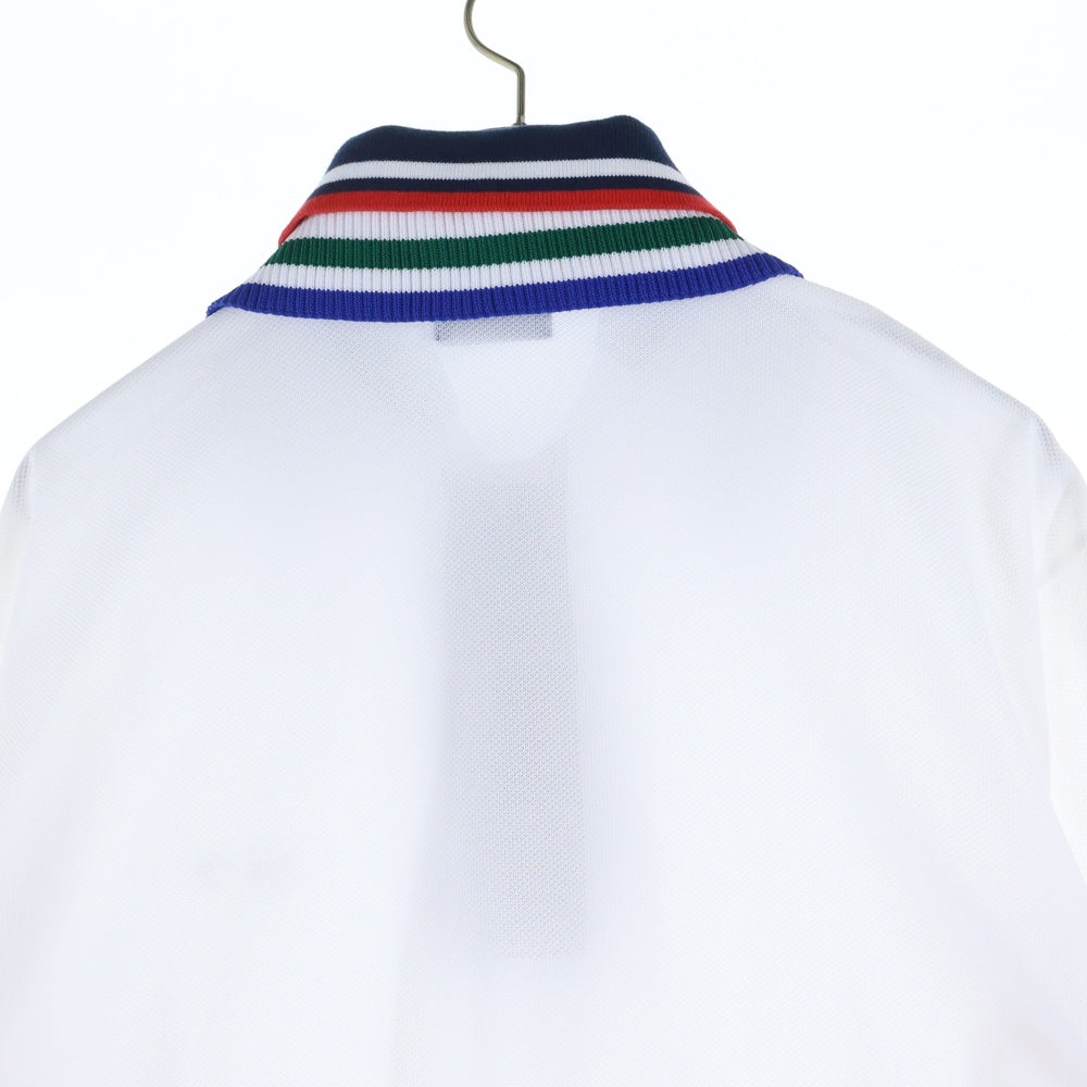 kolor(カラー) Pe鹿の子 ニットカラー 半袖ポロシャツ ホワイト 22SCL-T02202