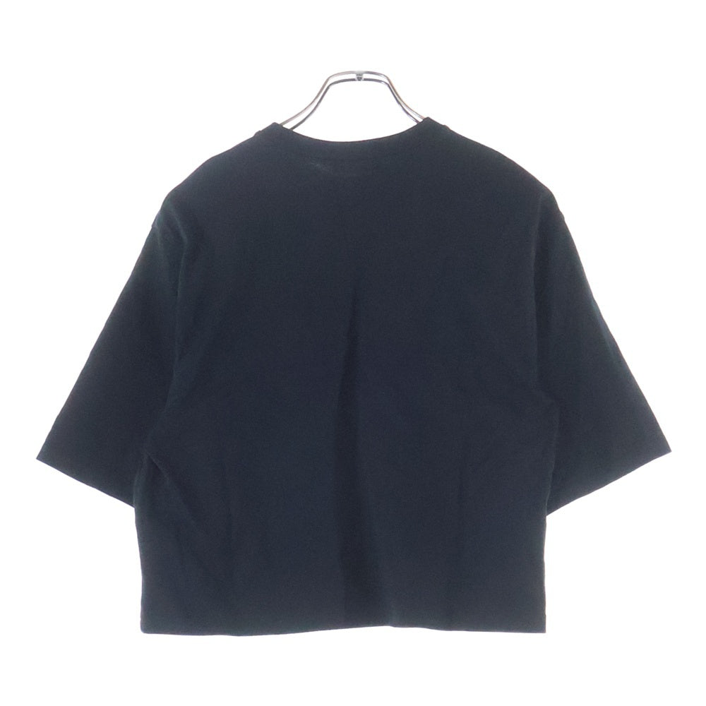 UNDERCOVER(アンダーカバー) SHINE LOGO PRINT シャインロゴ フロントプリント ショート丈 半袖Tシャツ カットソー ブラック UC1C1892