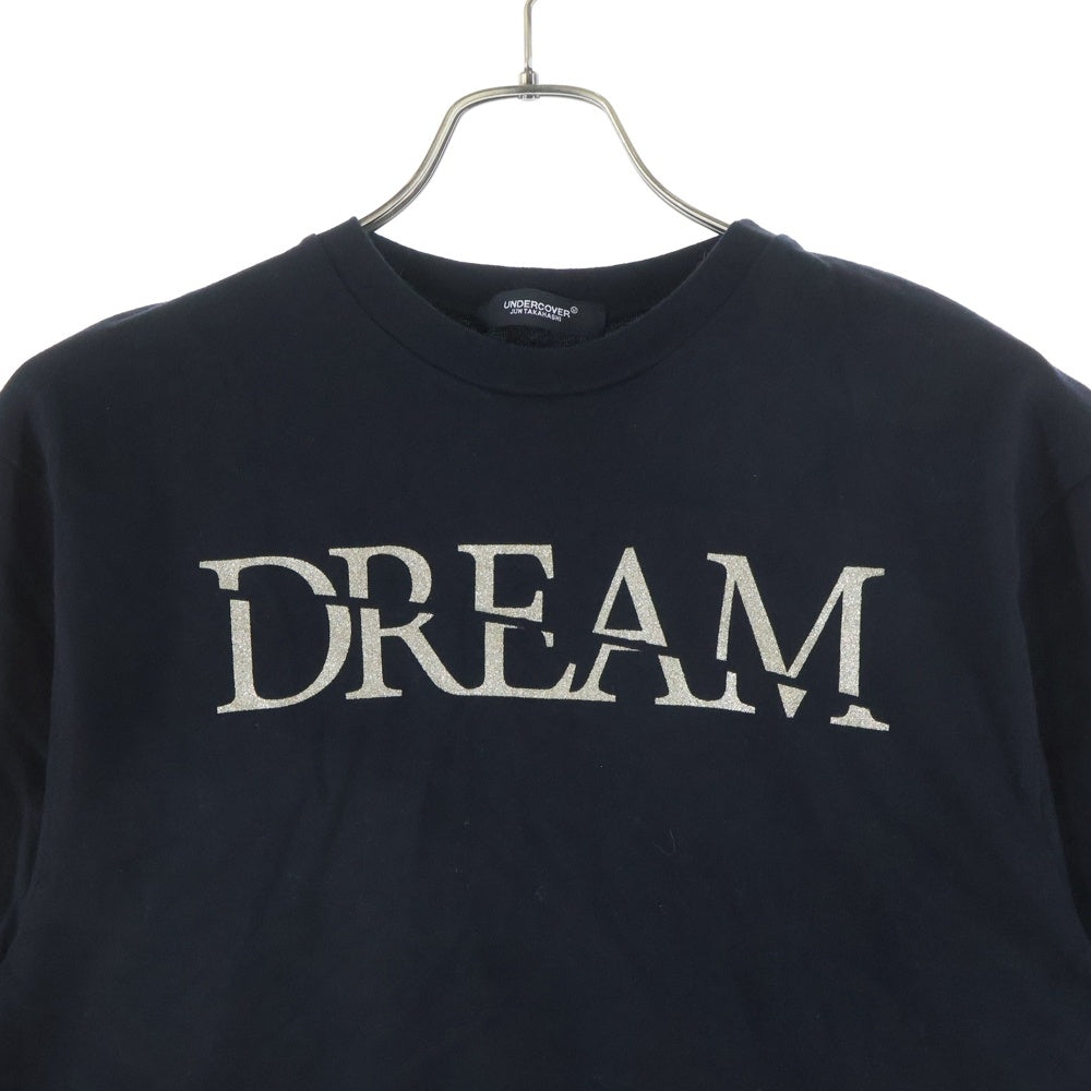 UNDERCOVER(アンダーカバー) SHINE LOGO PRINT シャインロゴ フロントプリント ショート丈 半袖Tシャツ カットソー ブラック UC1C1892