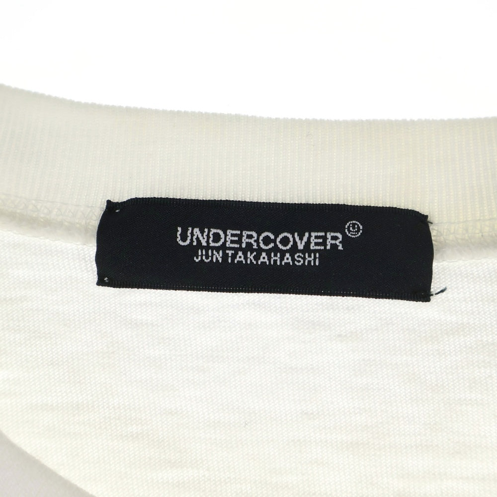UNDERCOVER(アンダーカバー) 19SS Big Cat Tee ビッグキャット フロントプリント 半袖Tシャツ カットソー ホワイト UCW1892-1