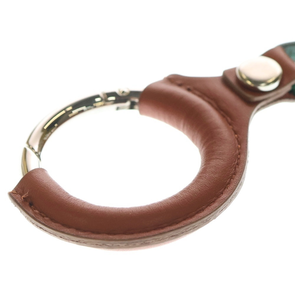 SOE READY TO WEAR(ソーイレディトゥウェア) スエードレザー キーケース キーホルダー イエロー/ブラウン 1233-03-003