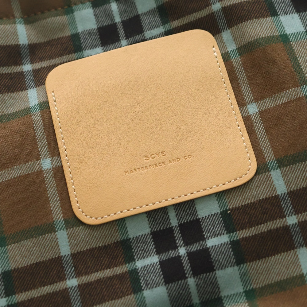 SCYE(サイ) Scotish Tartan Drawstring Bag スコティッシュタータンチェック ドローストリングバッグ ブラウン 3323-13340 レディース